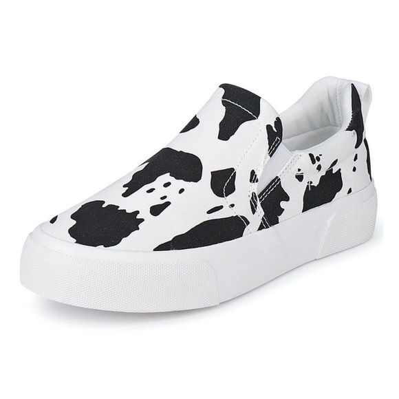 Jenn Ardor Shoes - JENN ARDOR Women Classic Slip-On Sneakers Cow Print size 8